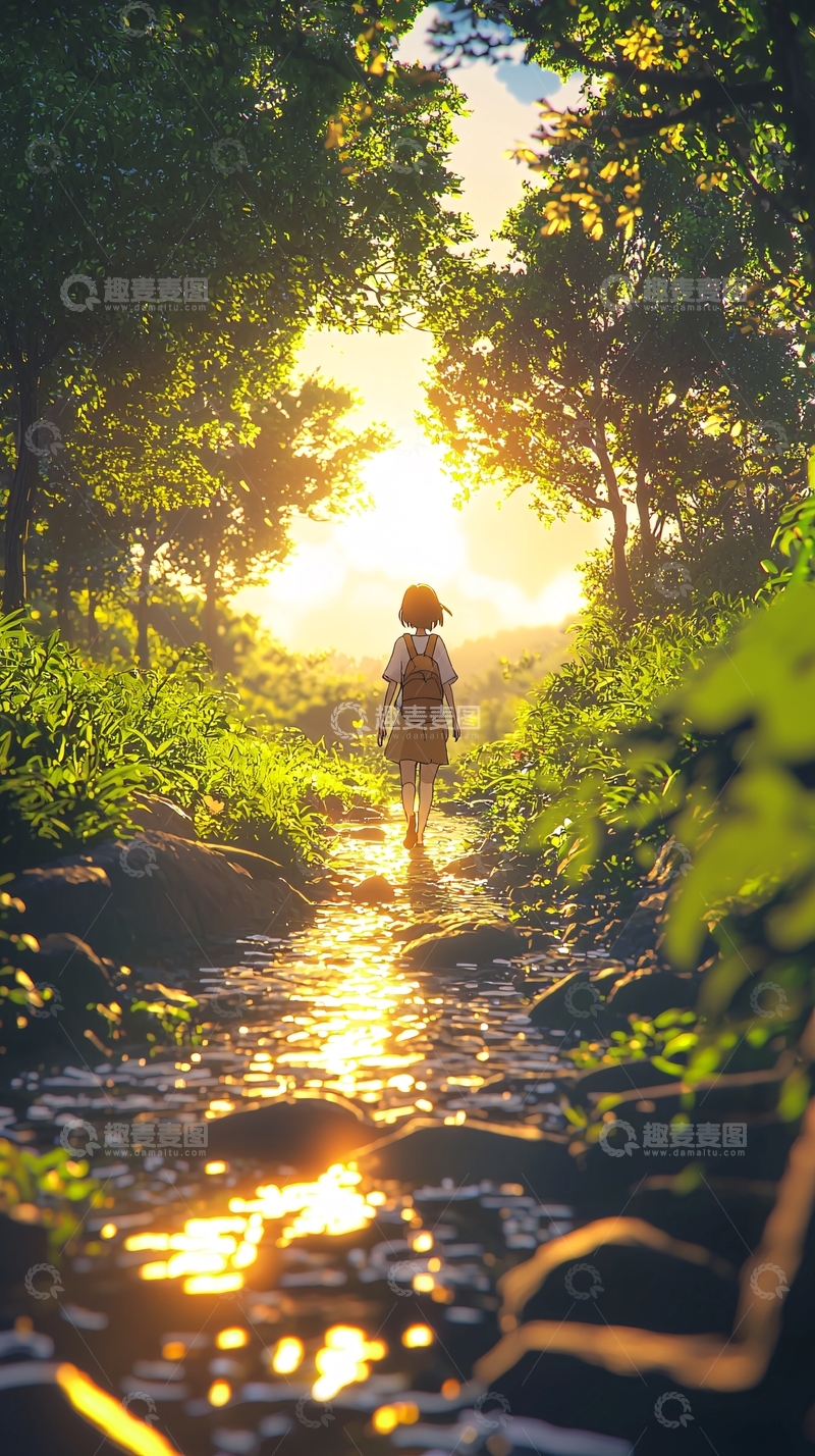 高清大图下载【趣麦麦图】女孩