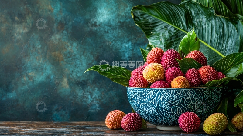 高清大图下载【趣麦麦图】荔枝静物特写