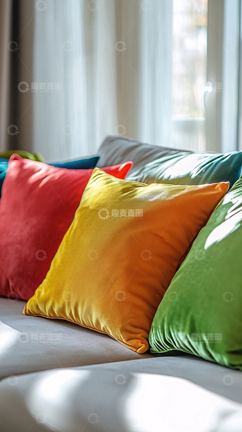 高清大图下载【趣麦麦图】沙发靠垫
