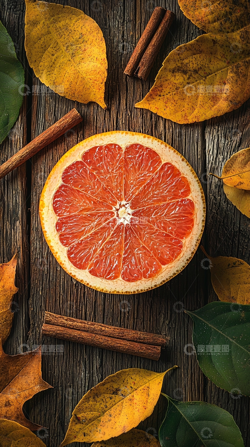 高清大图下载【趣麦麦图】秋季果实香料静物