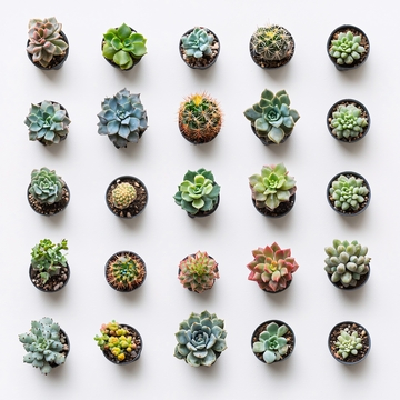 多肉植物组合