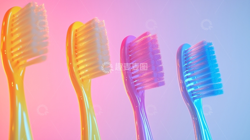 高清大图下载【趣麦麦图】彩色牙刷