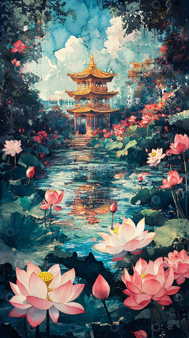 高清大图下载【趣麦麦图】水墨画