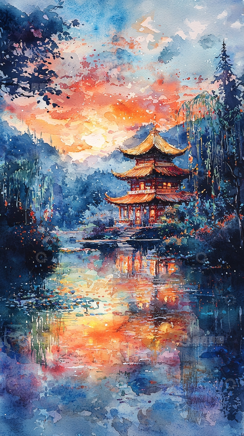 高清大图下载【趣麦麦图】水墨画