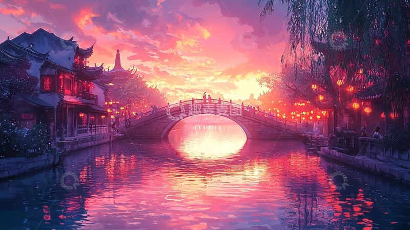 高清大图下载【趣麦麦图】唯美古风意境图