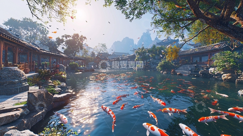 高清大图下载【趣麦麦图】水墨江南