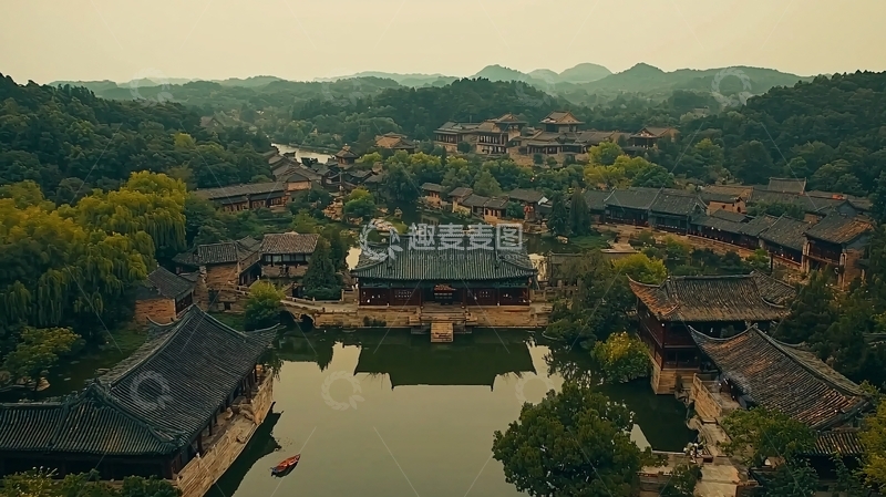 高清大图下载【趣麦麦图】水墨江南古镇