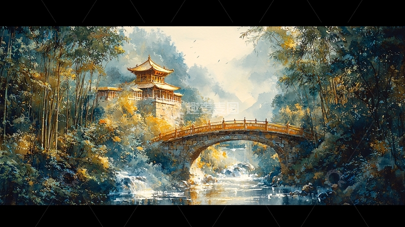 高清大图下载【趣麦麦图】水墨画