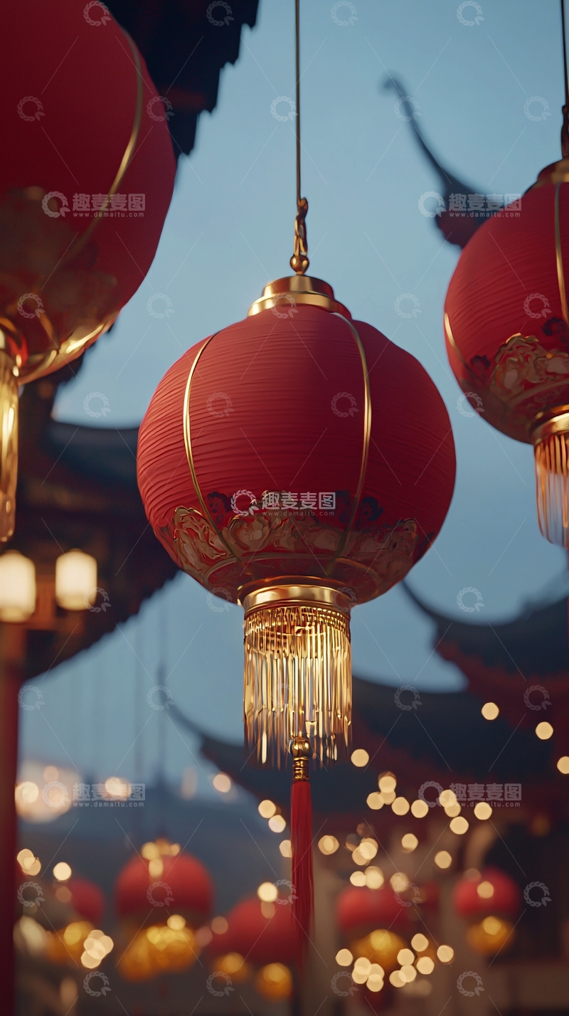 高清大图下载【趣麦麦图】-红灯笼