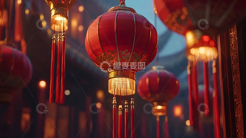 高清大图下载【趣麦麦图】红灯笼