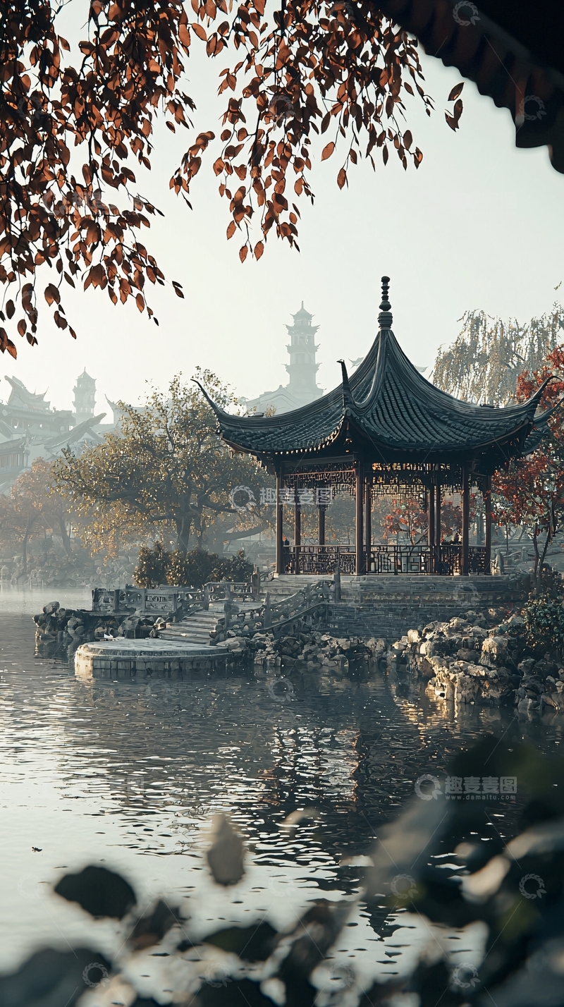 高清大图下载【趣麦麦图】水墨江南