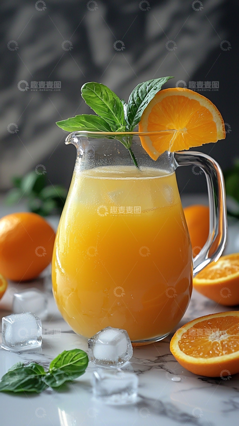 高清大图下载【趣麦麦图】橙汁