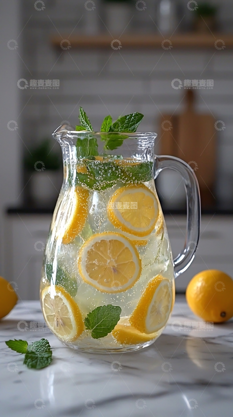 高清大图下载【趣麦麦图】柠檬水