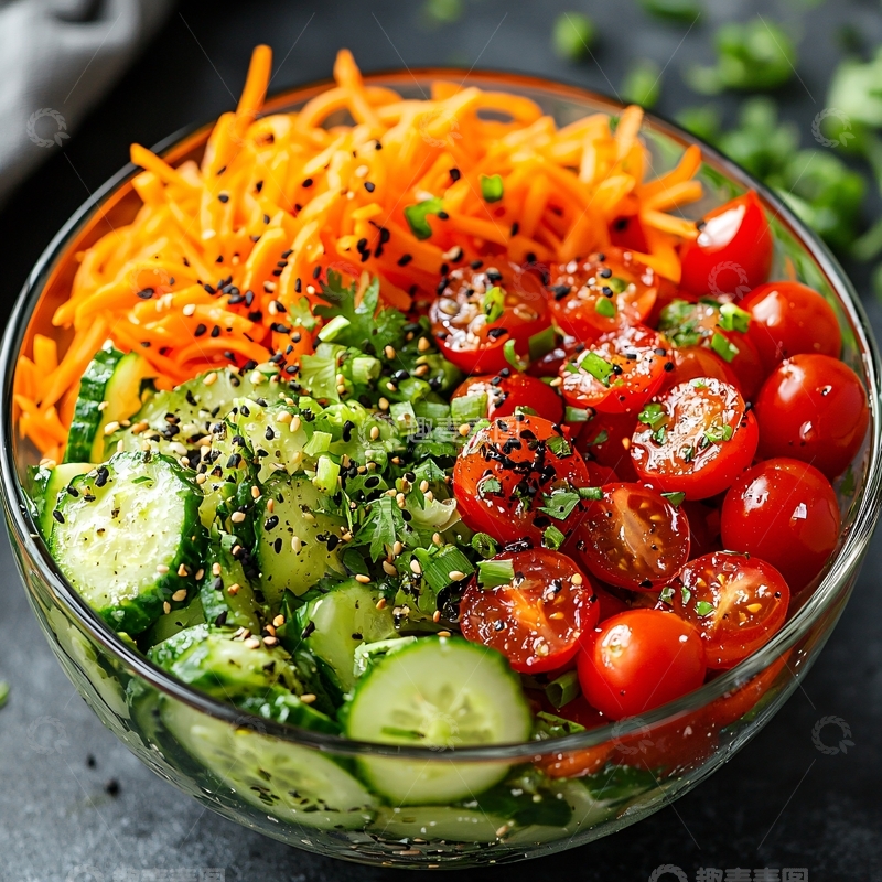 高清大图下载【趣麦麦图】蔬菜沙拉