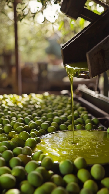 橄榄油初榨生产过程