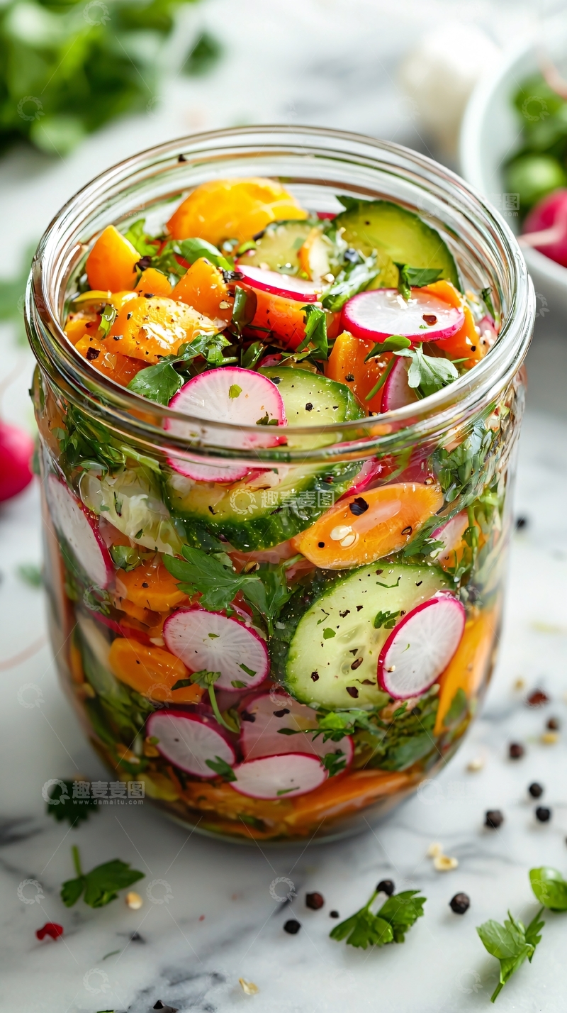 高清大图下载【趣麦麦图】凉拌蔬菜沙拉