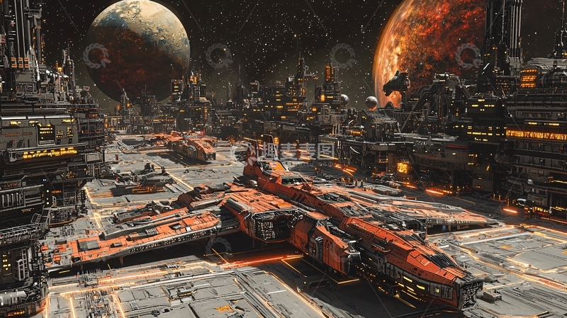 高清大图下载【趣麦麦图】太空堡垒