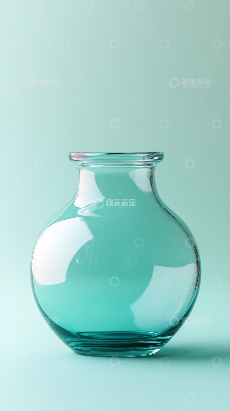 高清大图下载【趣麦麦图】单色玻璃花瓶
