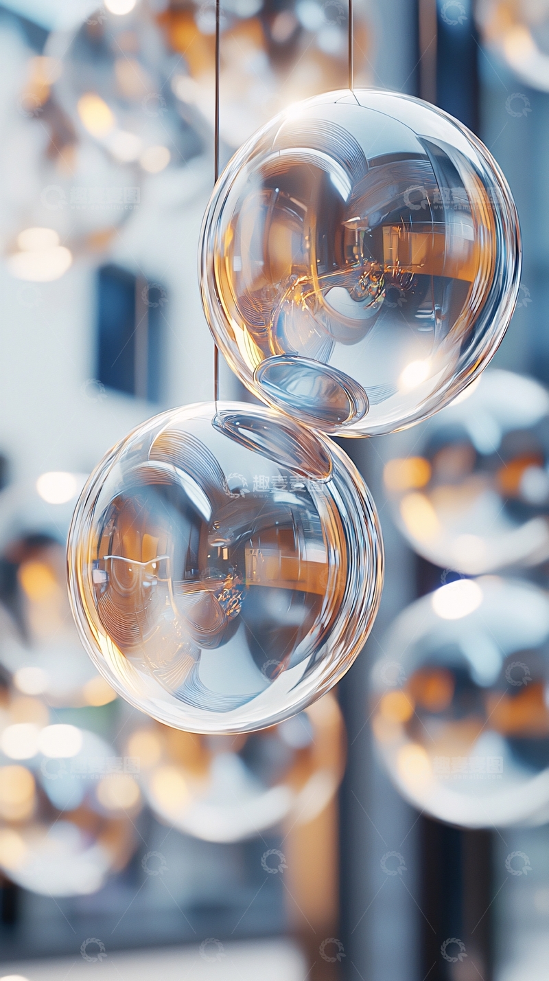 高清大图下载【趣麦麦图】透明玻璃球