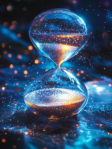 流沙闪耀的沙漏