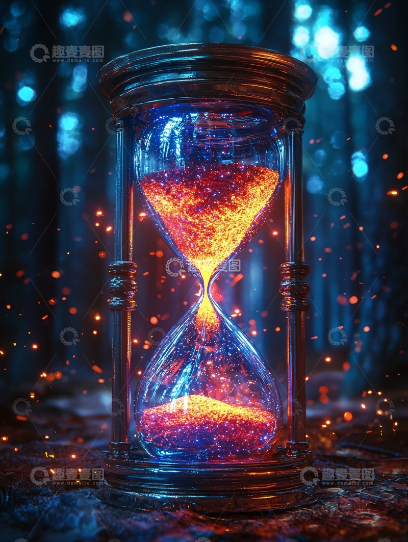 高清大图下载【趣麦麦图】黑暗森林沙漏