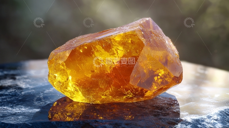 高清大图下载【趣麦麦图】琥珀原石