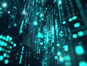 科技感数据流背景