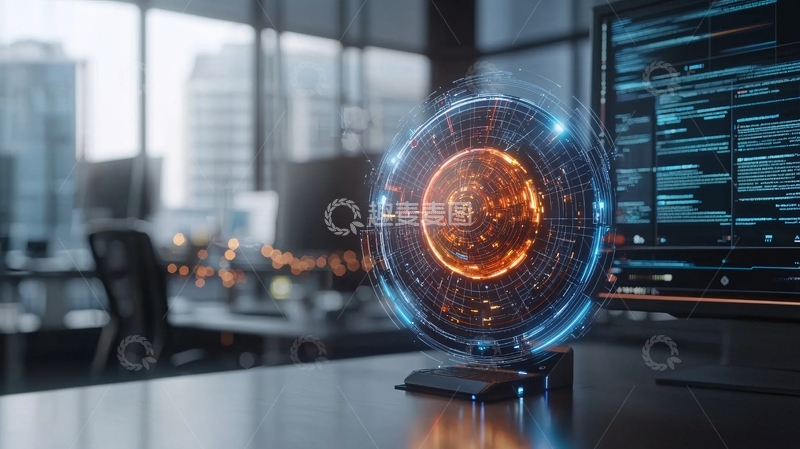 高清大图下载【趣麦麦图】科技感地球模型