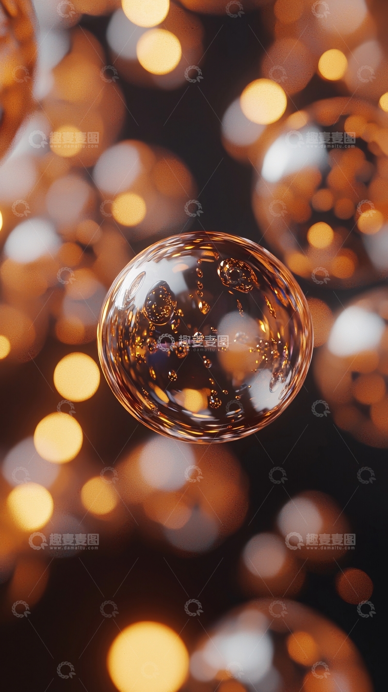 高清大图下载【趣麦麦图】光影球体