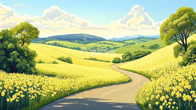 高清大图下载【趣麦麦图】田园风光美丽景色