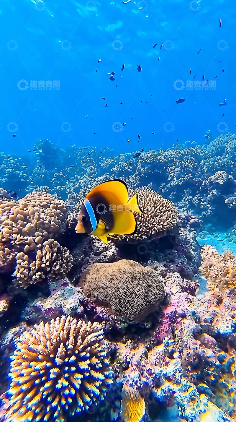 高清大图下载【趣麦麦图】珊瑚礁鱼类
