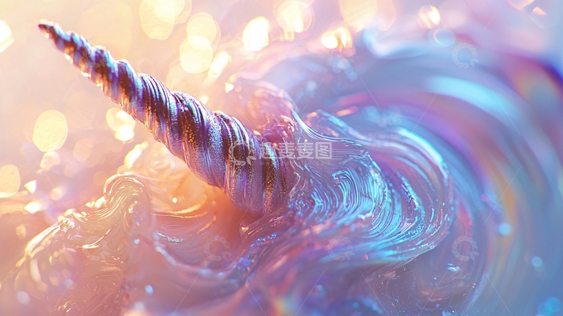 高清大图下载【趣麦麦图】梦幻独角兽特写