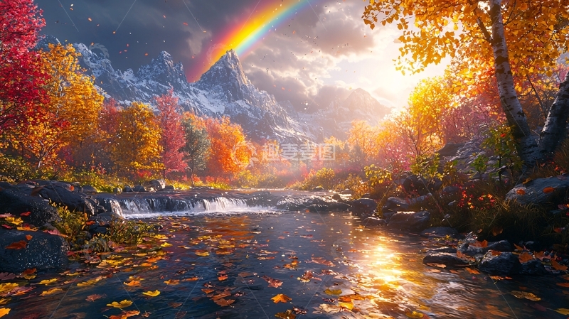 高清大图下载【趣麦麦图】秋季山水风景