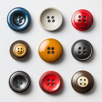彩色纽扣