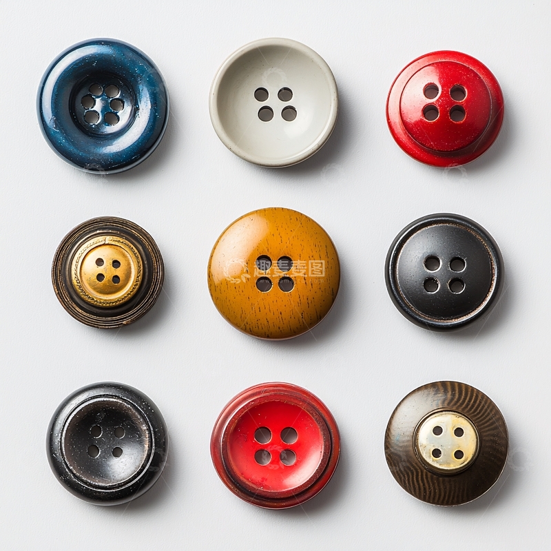高清大图下载【趣麦麦图】彩色纽扣