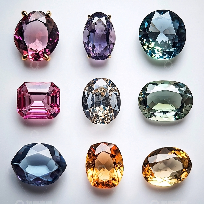 高清大图下载【趣麦麦图】彩色宝石