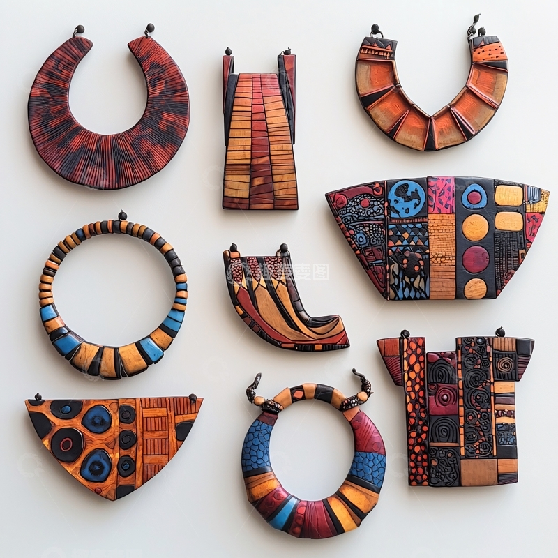 高清大图下载【趣麦麦图】手工粘土饰品