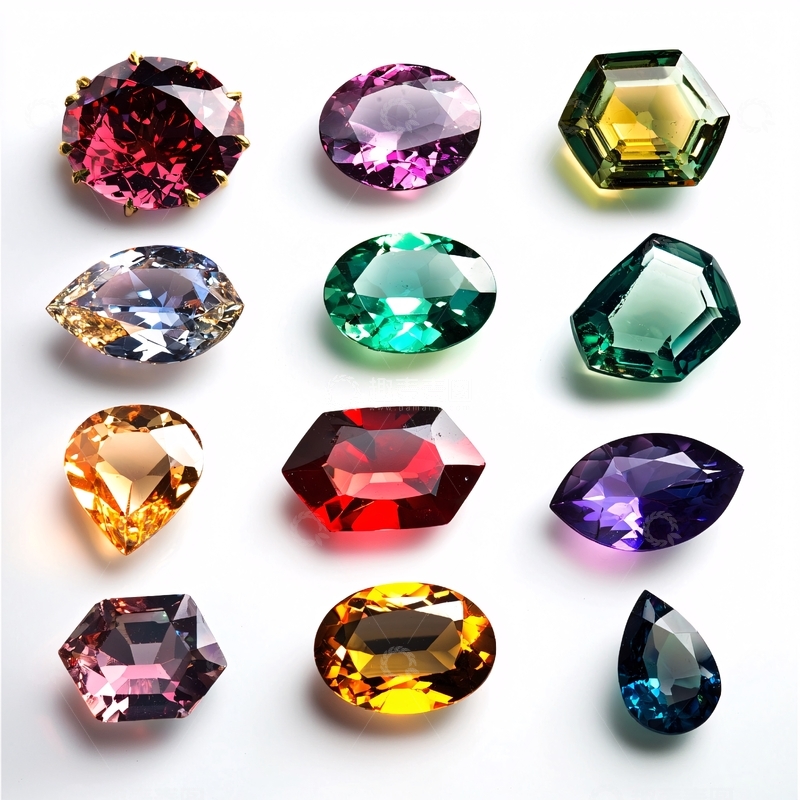 高清大图下载【趣麦麦图】彩色宝石