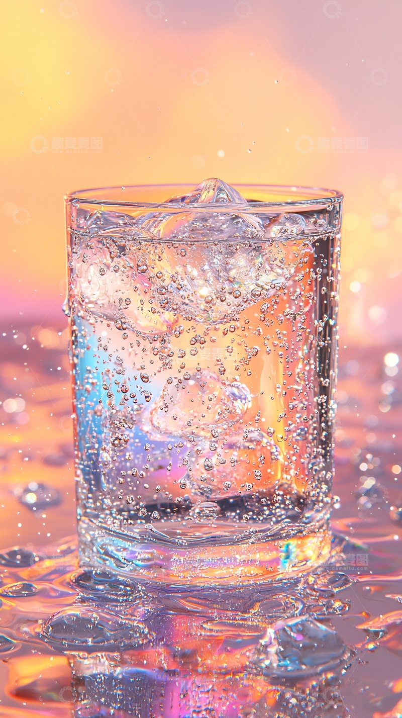 高清大图下载【趣麦麦图】清凉气泡水