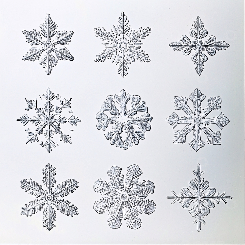 高清大图下载【趣麦麦图】-精美雪花图案素材