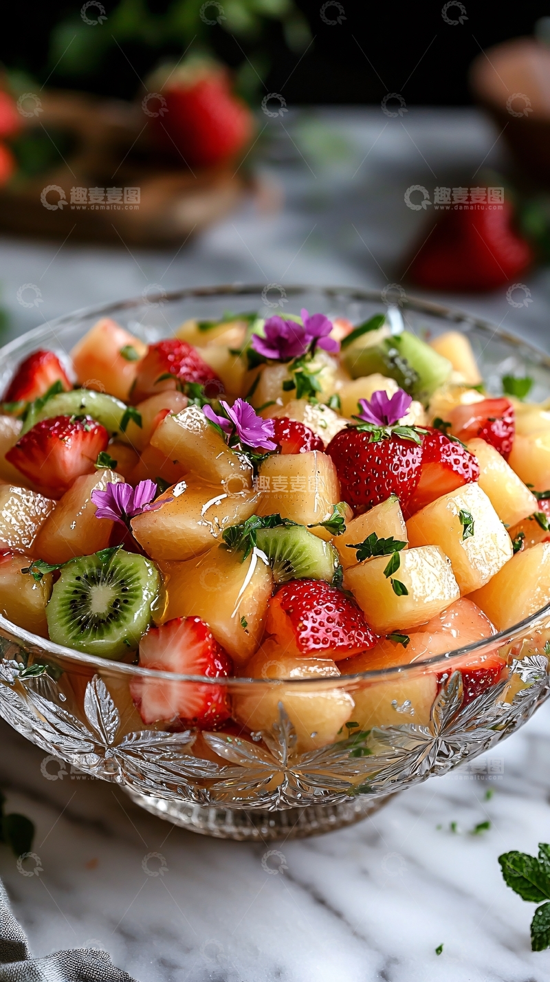 高清大图下载【趣麦麦图】什锦水果沙拉