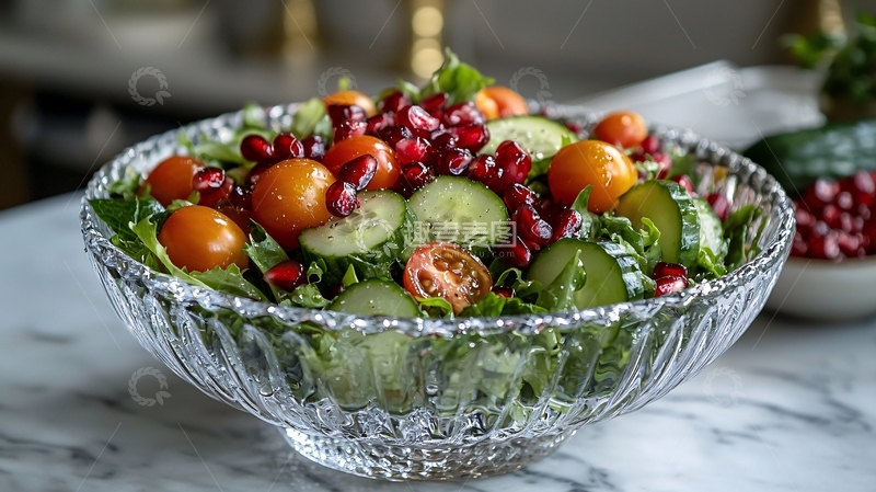 高清大图下载【趣麦麦图】新鲜蔬菜沙拉