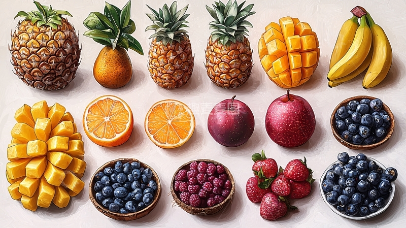 高清大图下载【趣麦麦图】水果拼盘