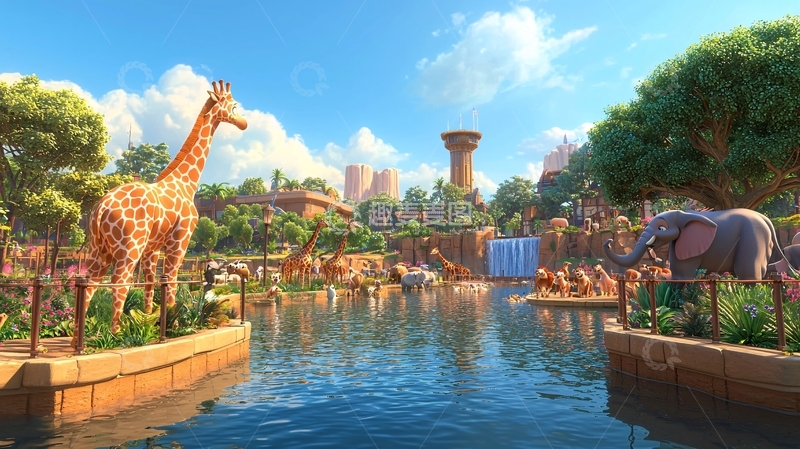 高清大图下载【趣麦麦图】非洲草原动物园