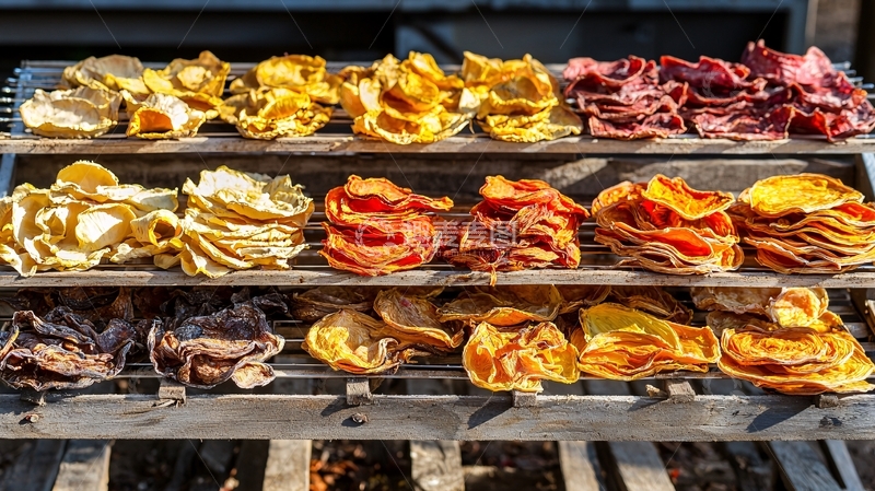 高清大图下载【趣麦麦图】彩色蔬果干