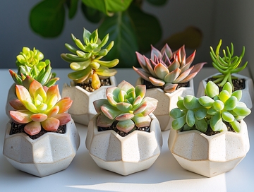 多肉植物组合盆栽