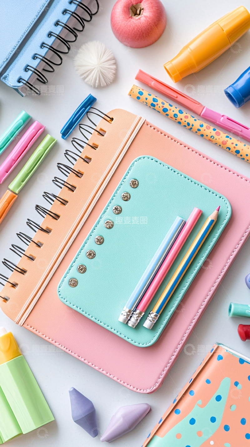 高清大图下载【趣麦麦图】-文具用品