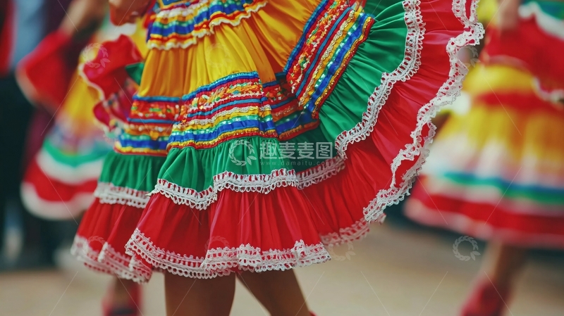 高清大图下载【趣麦麦图】墨西哥裙子