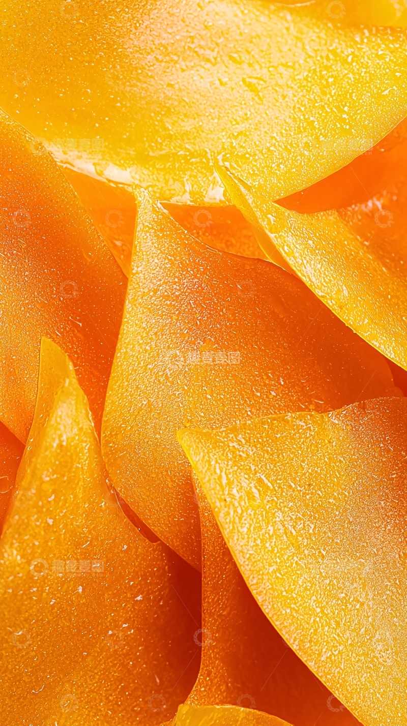 高清大图下载【趣麦麦图】橙色花瓣特写