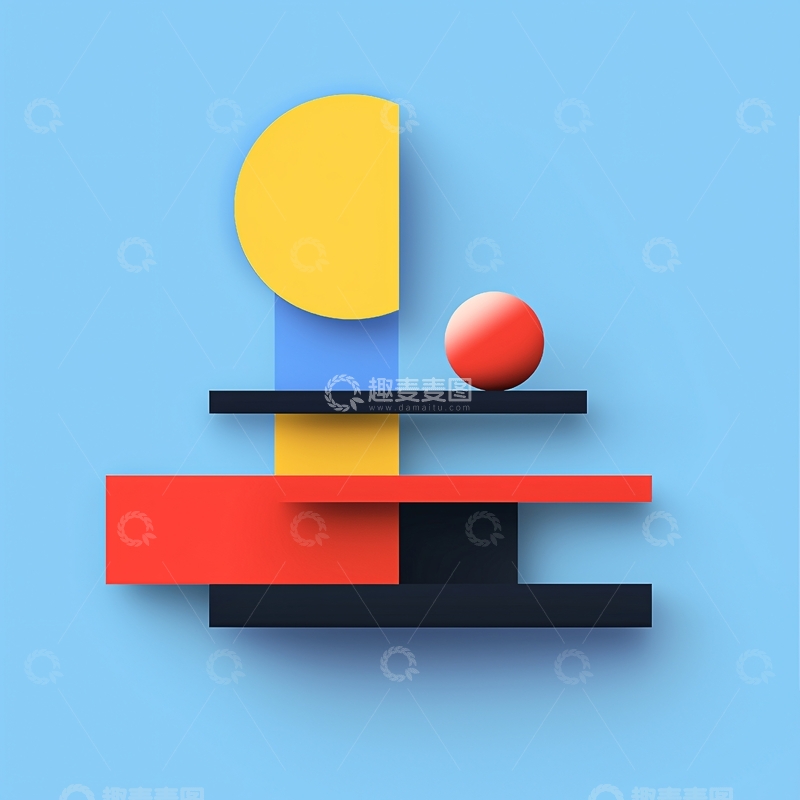 高清大图下载【趣麦麦图】抽象几何图形